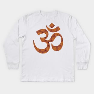 Om - Ohm - Aum Kids Long Sleeve T-Shirt